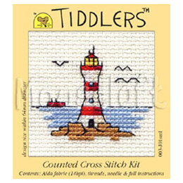 Mouseloft Lighthouse Tiddlers Kit Cross Stitch Kit - 75 x 80 x 10