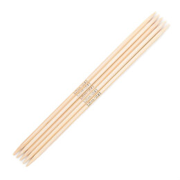 Addi Bamboo Double Point Needles 15cm (6in)