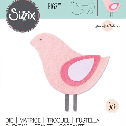 Sizzix Bigz Die Scandinavian Bird by Jennifer Ogborn