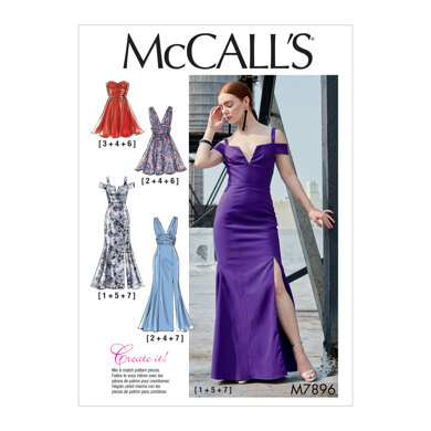 McCall's Misses' Dresses M7896 - Sewing Pattern