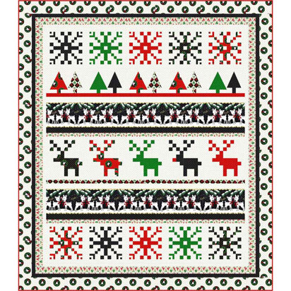 Michael Miller Fabrics Christmas Sweater Quilt - Downloadable PDF