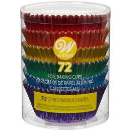 Wilton Multicolored Foil Cupcake Liners, 72-Count