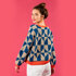 Geometric Tile Sweater - Free Jumper Crochet Pattern For Women in Paintbox Yarns Cotton DK by Paintbox Yarns