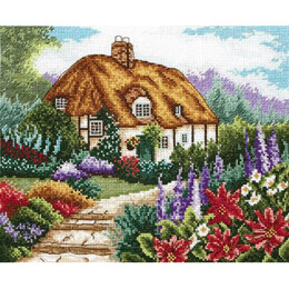 Anchor Cottage Garden in Bloom Cross Stitch Kit