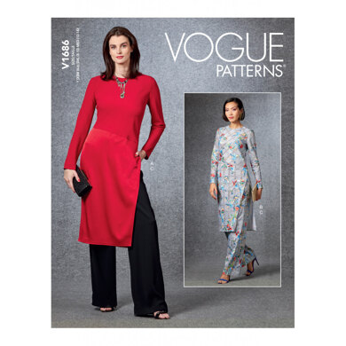 Vogue Misses' Tunic & Pants V1686 - Sewing Pattern