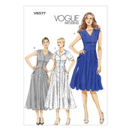 Vogue Misses' Dress V8577 - Sewing Pattern