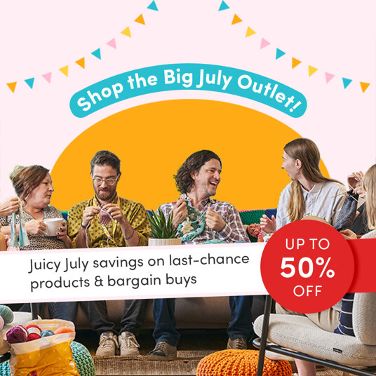 The Big July Outlet is open! Up to 50 percent off last chance products and more!
