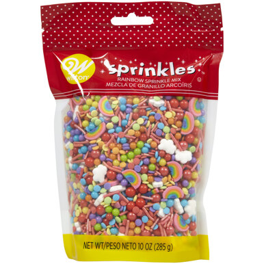 Wilton Rainbow Sprinkles Mix, 10 oz.