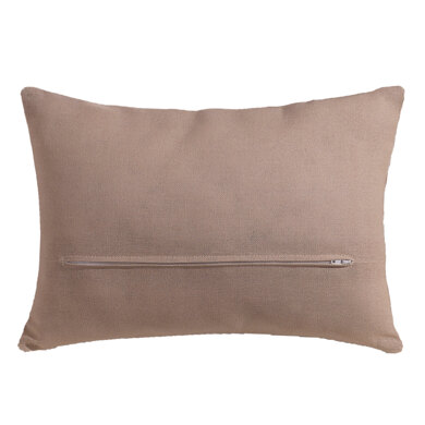 Vervaco Rectangular Cushion Back with Zipper, Natural  - 45cm x 35cm