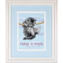 Dimensions Hang on Kitty Cross Stitch Kit