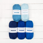 Bella Coco - Paintbox Yarns Simply DK 5er Farbset - Blue