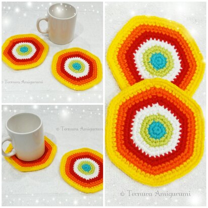 Free crochet pattern coasters