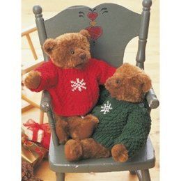 Bear Sweater in Lily Sugar 'n Cream Solids