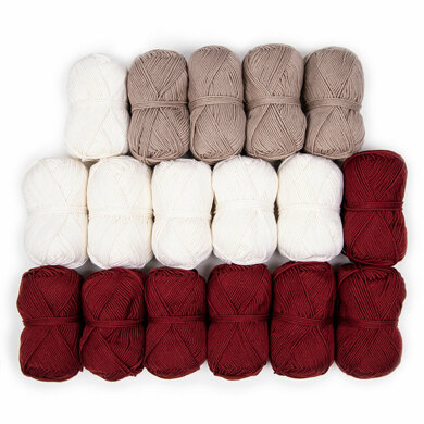 Debbie Bliss Baby Cashmerino Bhooked Large Poncho 17 Ball Colour Pack