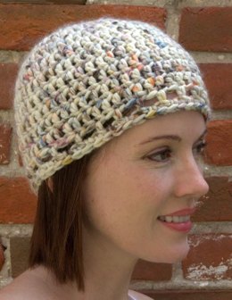 Crochet Hat in Plymouth Yarn Baby Alpaca Grande Hand Dye - F600