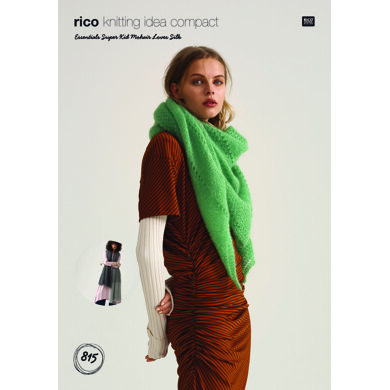 Shawl and Scarf in Rico Essentials Super Kid Mohair Loves Silk - 815 - Downloadable PDF