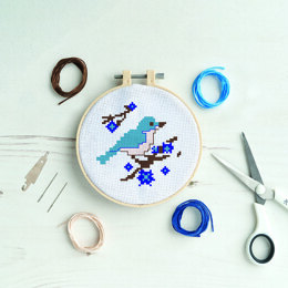 Simply Make Blue Bird Cross Stitch Kit