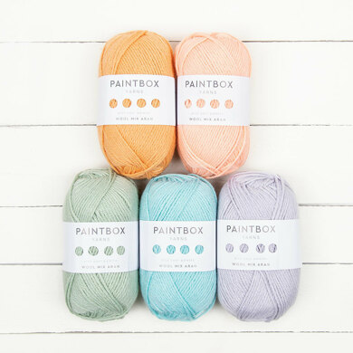 Paintbox Yarns Wool Mix Aran 5er Farbset