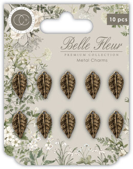 Craft Consortium Belle Fleur - Metal Leaf Charms