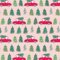 Craft Cotton Company Christmas Post - Santa Forest Drive - 2798-01