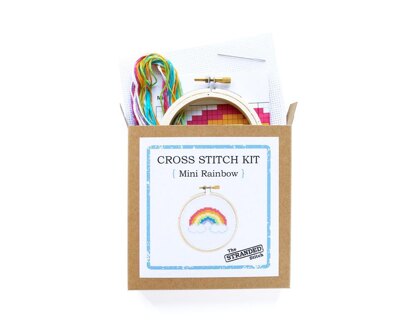 The Stranded Stitch Mini Rainbow Cross Stitch Kit - 3 inches
