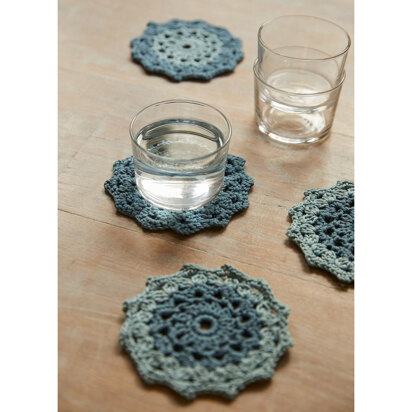 DMC Mindful Making The Mandala Coasters Crochet Kit - 12cm