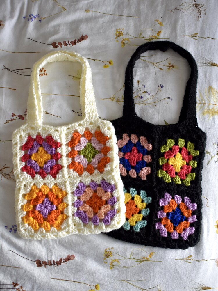 crochet granny square tote bag | crossbody bag - www.awe-tuning.com