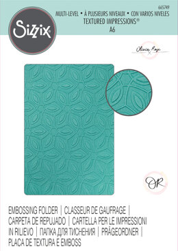 Olivia Rose Multi-Level Textured Impressions Embossing Folder Ornamental Pattern by Olivia Rose