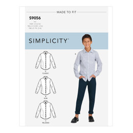 Simplicity Children's & Teen Boys' Shirts S9056 - Sewing Pattern