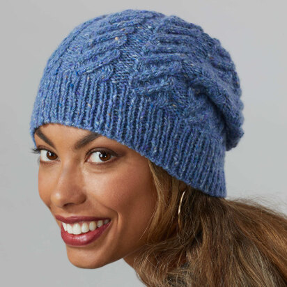 1280 - Iris  -  Hat Knitting Pattern for Women in Valley Yarns Taconic by Valley Yarns