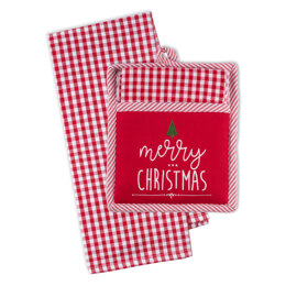 Design Imports Merry Christmas Tree Potholder Gift Set