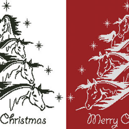 Horse Christmas Tree 2 - #13434