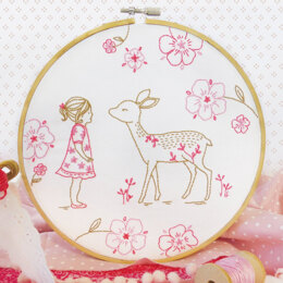 Tamar Bambi Girl Embroidery Kit - 8in