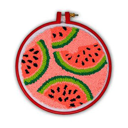 Creative World of Craft Watermelon Punch Needle Kit - 19 cm