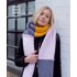 MillaMia Naturally Soft Super Chunky Lisen Stripe Scarf 8 Ball Project Pack