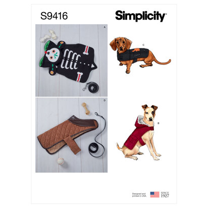 Simplicity Dog Coats S9416 - Sewing Pattern
