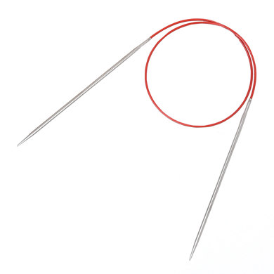 ChiaoGoo Red Lace Stainless Steel Fixed Circular Needles - 24" 60cm (24")