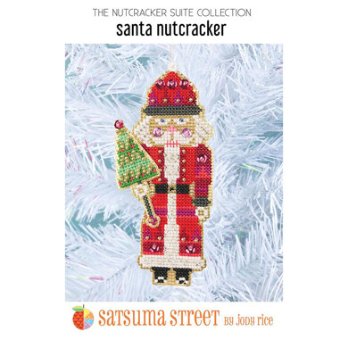 Satsuma Street Santa Nutcracker Cross Stitch Kit