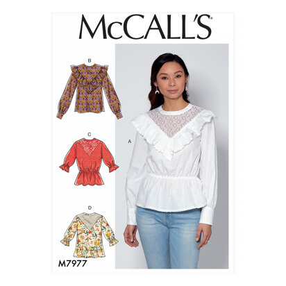 McCall's Misses' Tops M7977 - Sewing Pattern