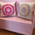 Pink Ombre Pops Pillow