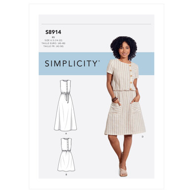 Simplicity Misses' Dress S8914 - Sewing Pattern