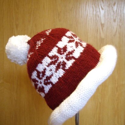 Adult Christmas themed Bobble Hat