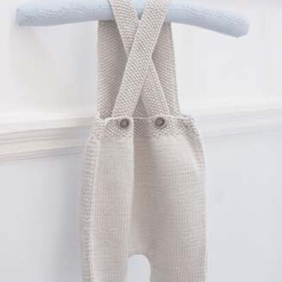 Florence Dungarees in Debbie Bliss Baby Cashmerino - CMC12