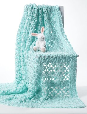 Crochet Baby Blanket in Bernat Softee Baby Solids