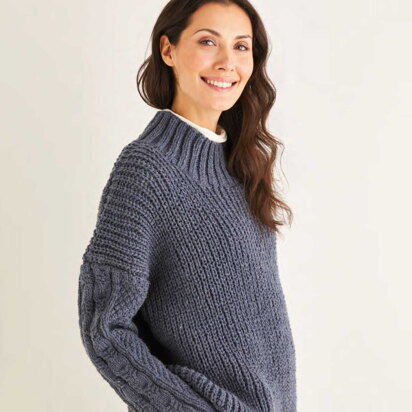Sweater in Hayfield Bonus Aran with Wool - 10225 - Leaflet