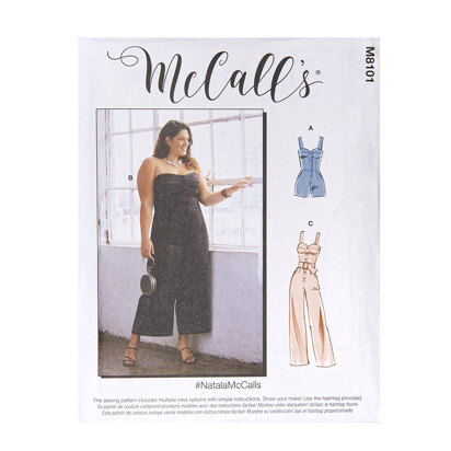 McCall's Misses' Jumpsuits M8101 - Sewing Pattern