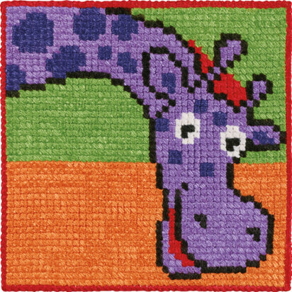 Permin Giraffe Cross Stitch Kit - 25x25cm