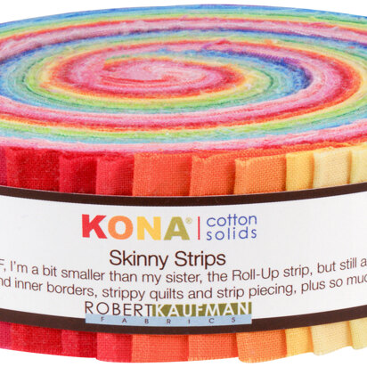 Robert Kaufman Kona Cotton Solids 1.5in Skinny Strips - SS-106-41