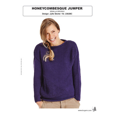 Honeycombesque Jumper in BC Garn Semilla Grosso - 2382BC - Downloadable PDF