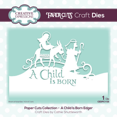 Creative Expressions Paper Cuts A Child Is Born Edger Craft Die